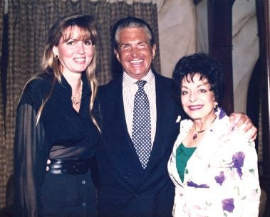 Judy Nichols and George Hamilton