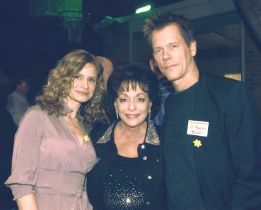 Judy Nichols and Kevin Bacon