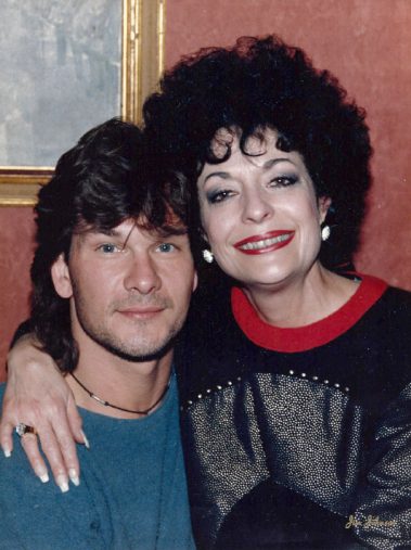 Patrick Swayze with Judy Nichols