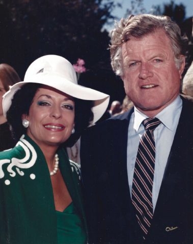 Ted Kennedy with Judy Nichols